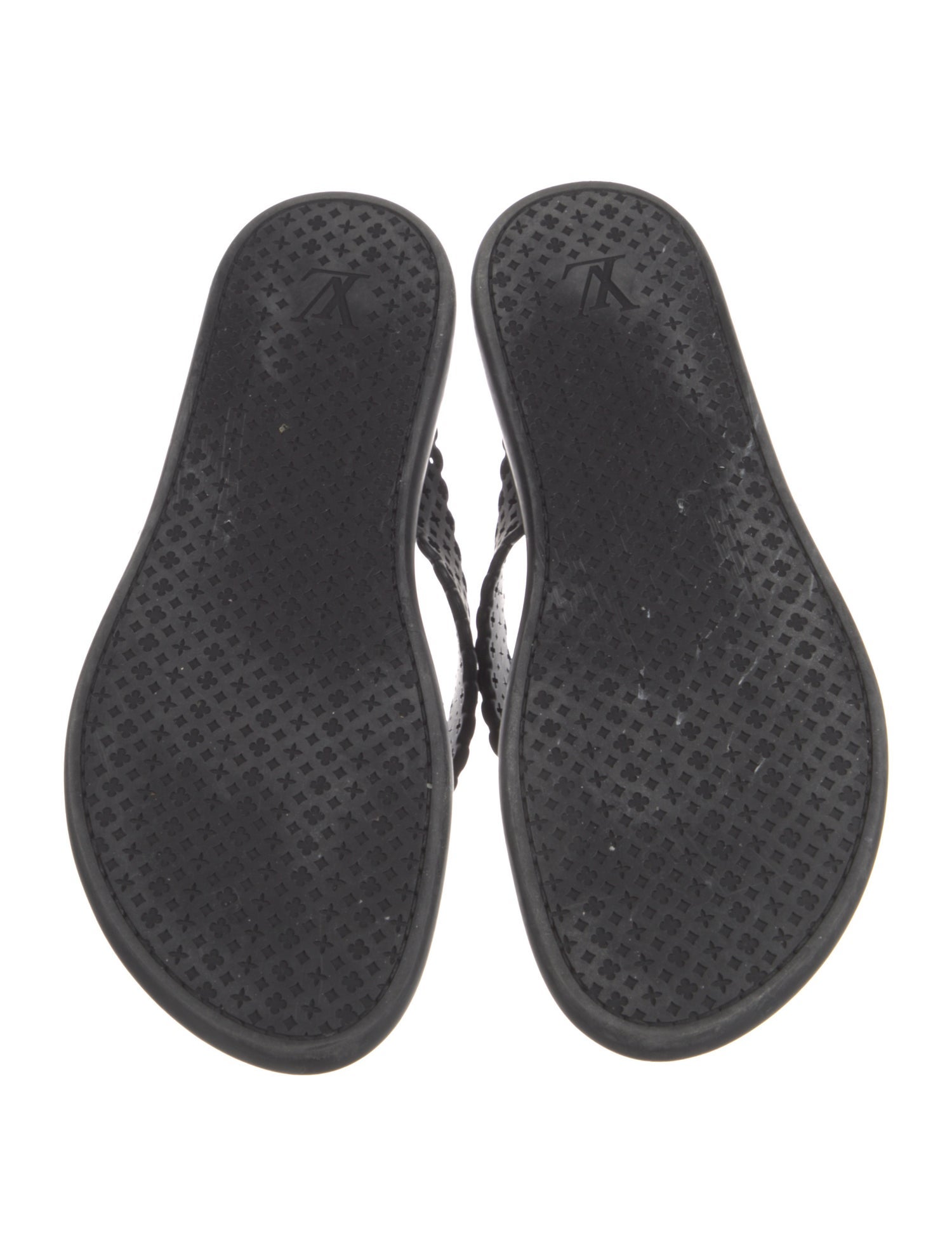 Louis Vuitton LV Monogram Rubber Flip Flops